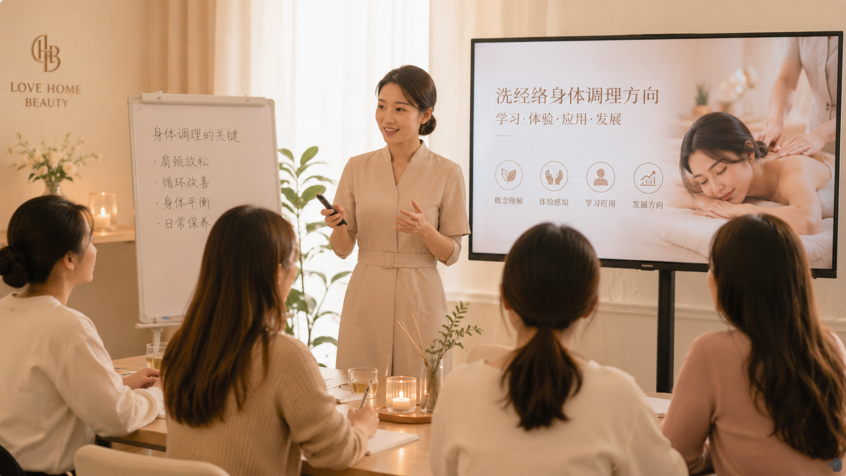 身体调理方向小型教学与分享场景